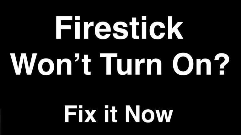 Firestick Not Turning On: Unraveling the Mystery