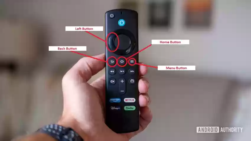 Firestick Remote Control over TV